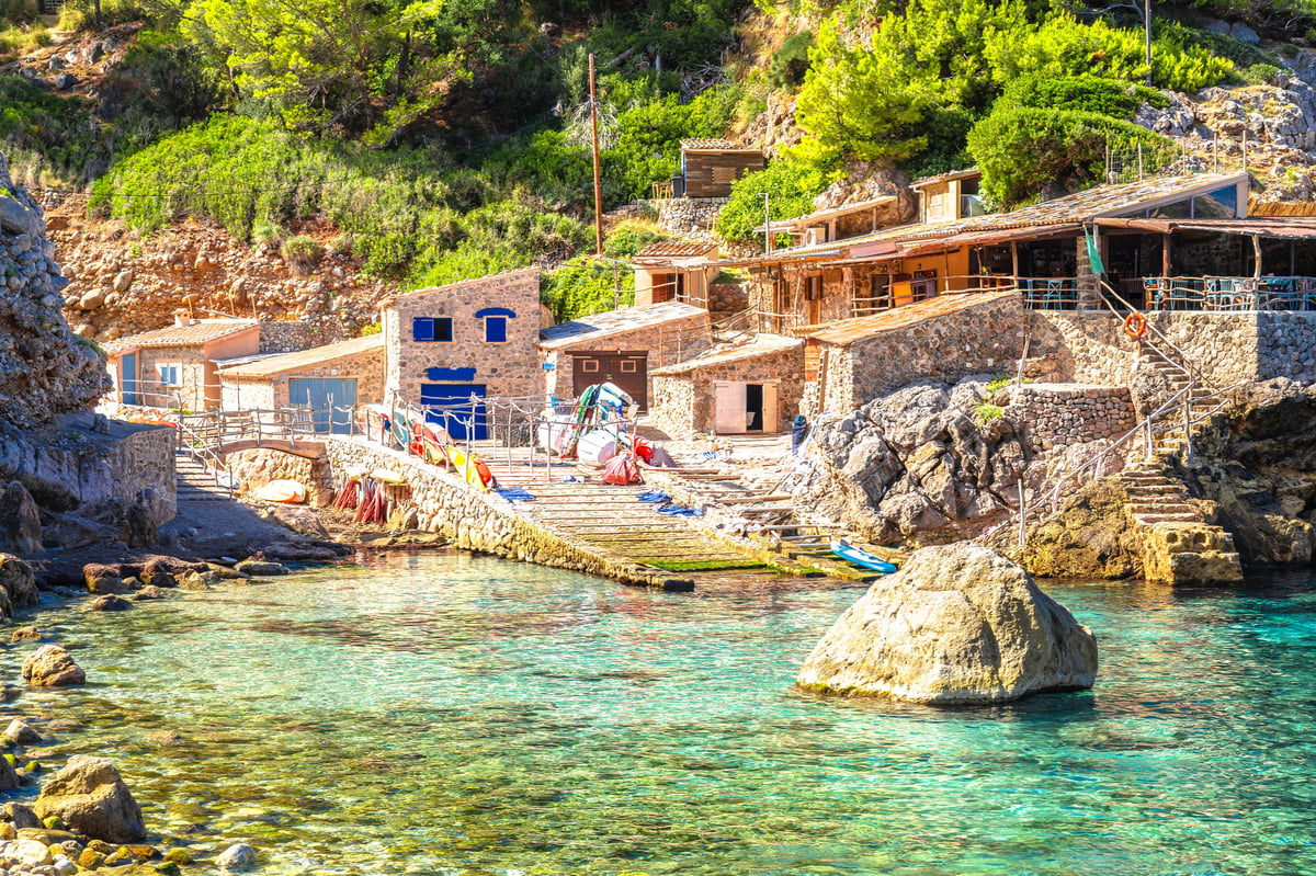 A golden coastal town beside the Mediterranean